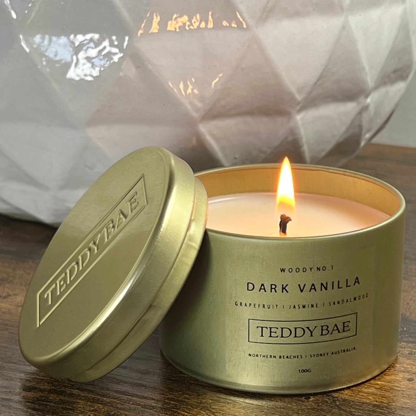Dark Vanilla Travel Tin