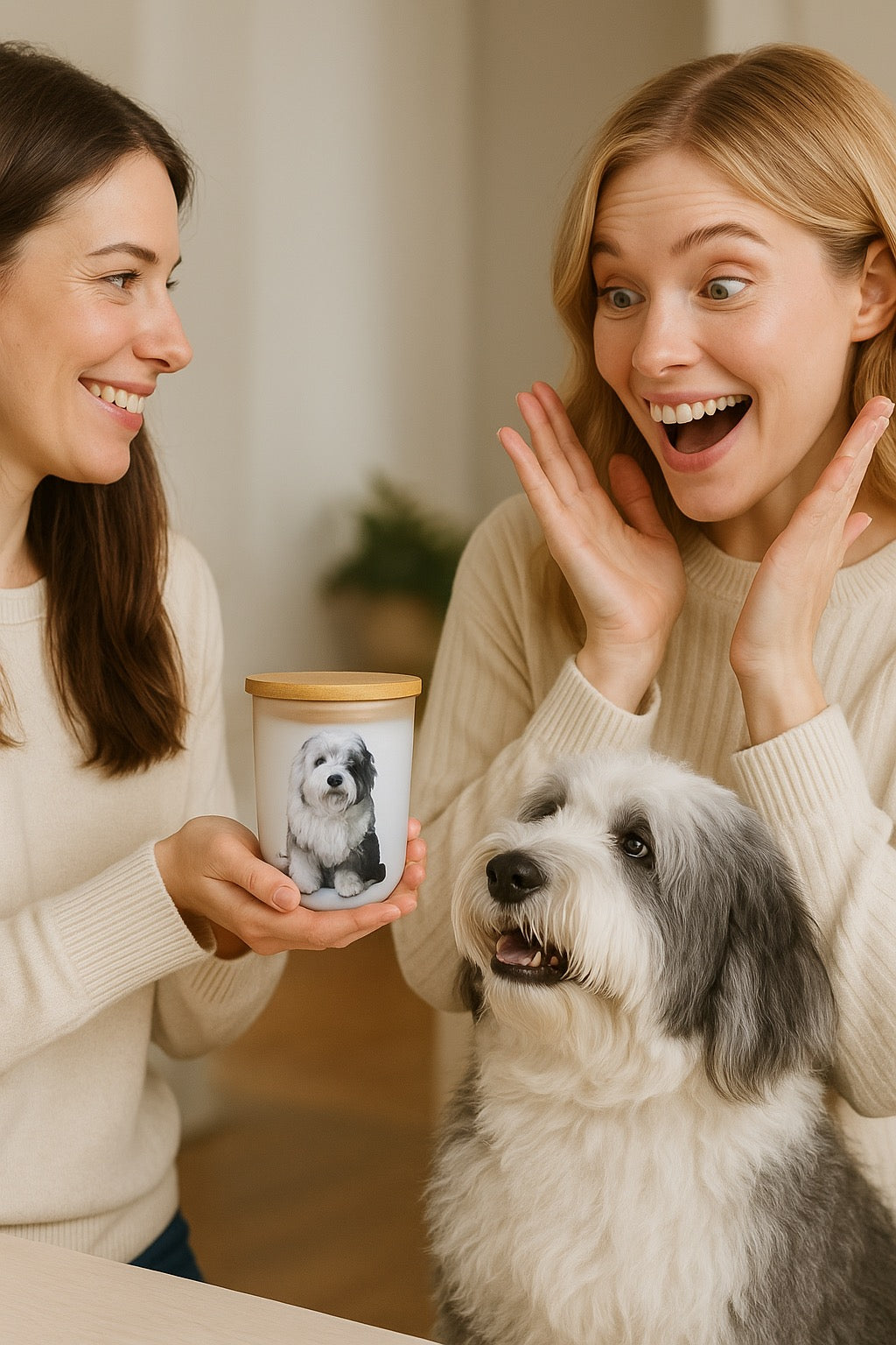 Personalised Pet Candle Scented 10oz Glass Jar