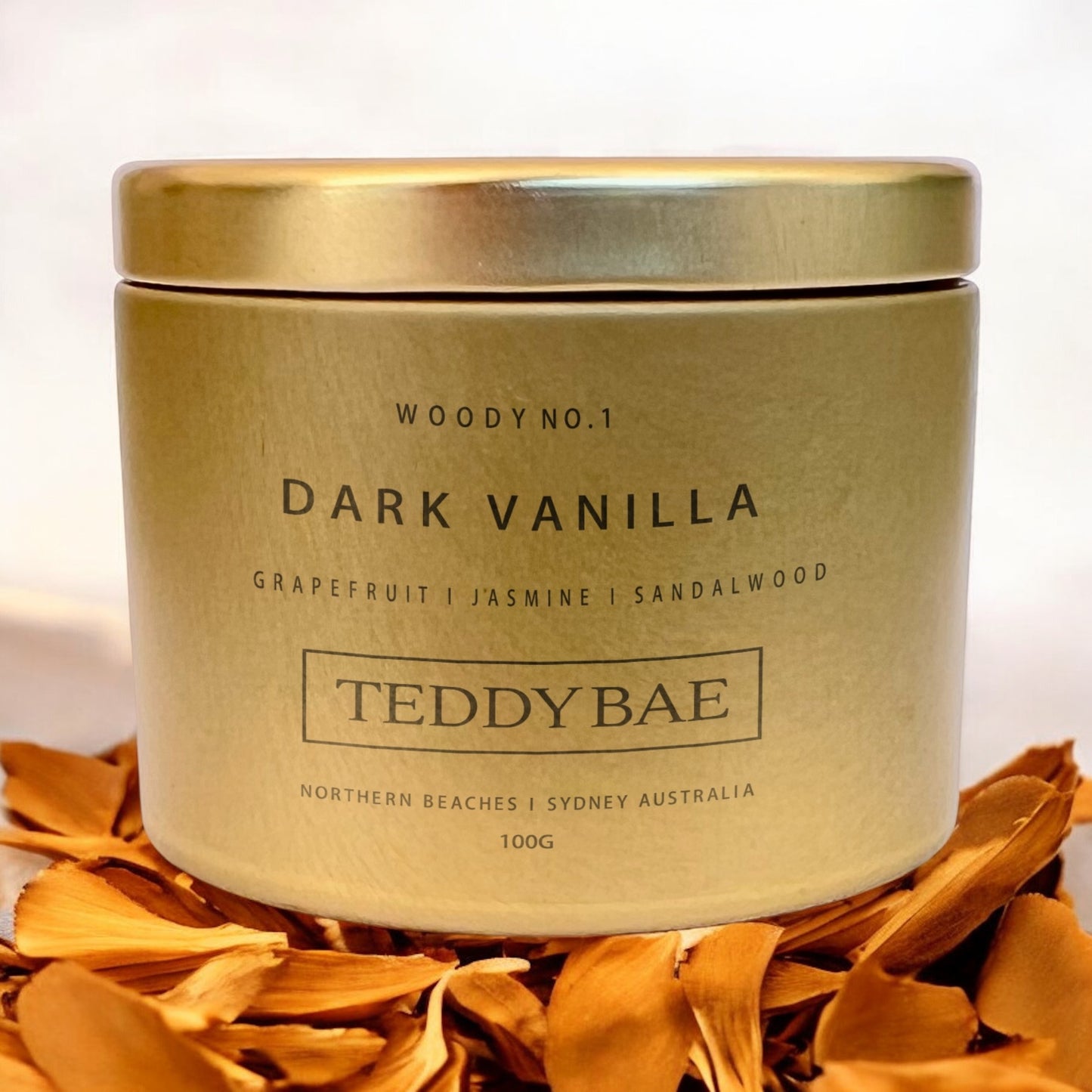 Dark Vanilla Travel Tin