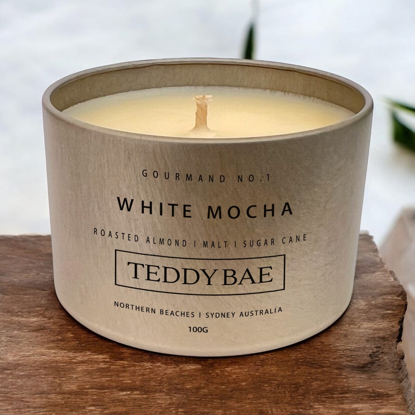White Mocha Travel Tin