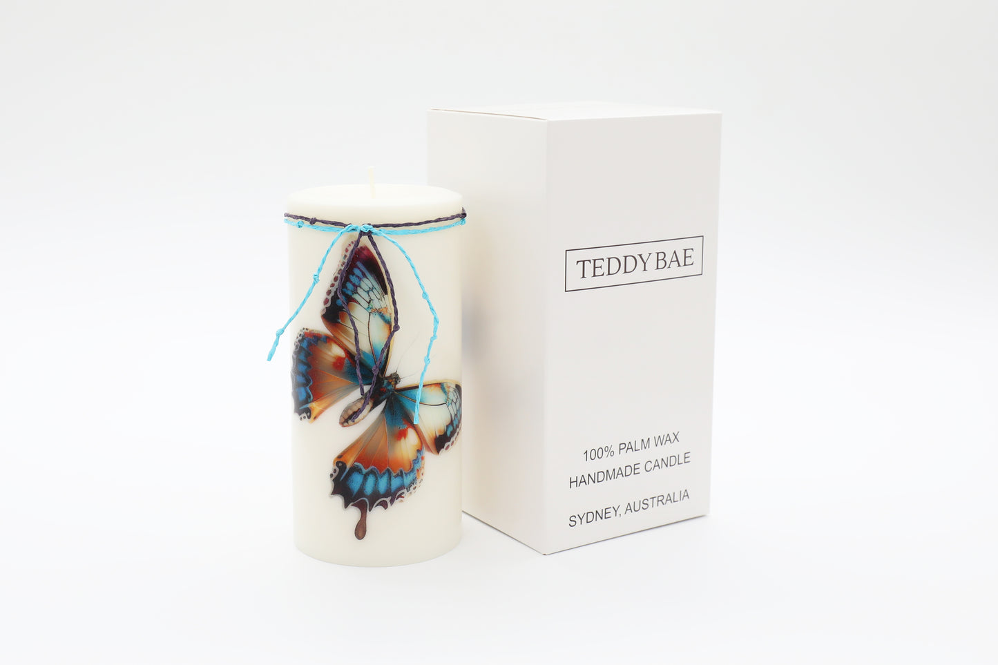 Multicolour Butterfly Candle