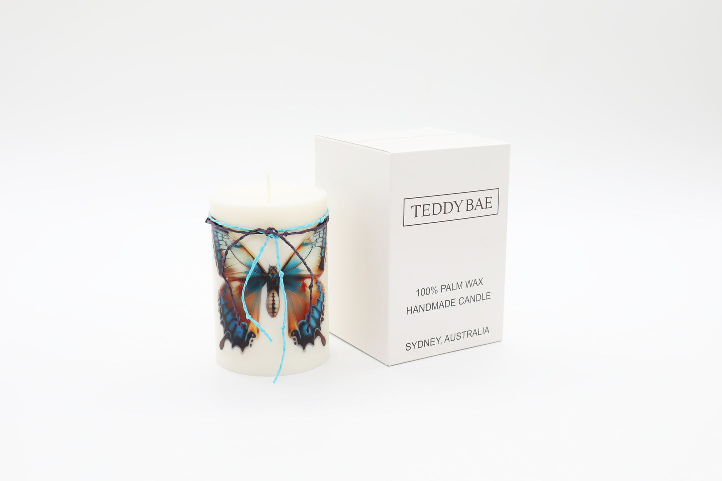 Multicolour Butterfly Candle