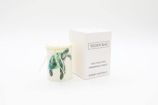 Green Turtle Candle