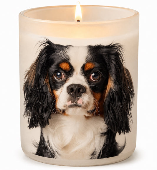 King Charles Spaniel (Tri-Colour)