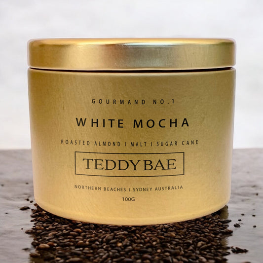 White Mocha Travel Tin