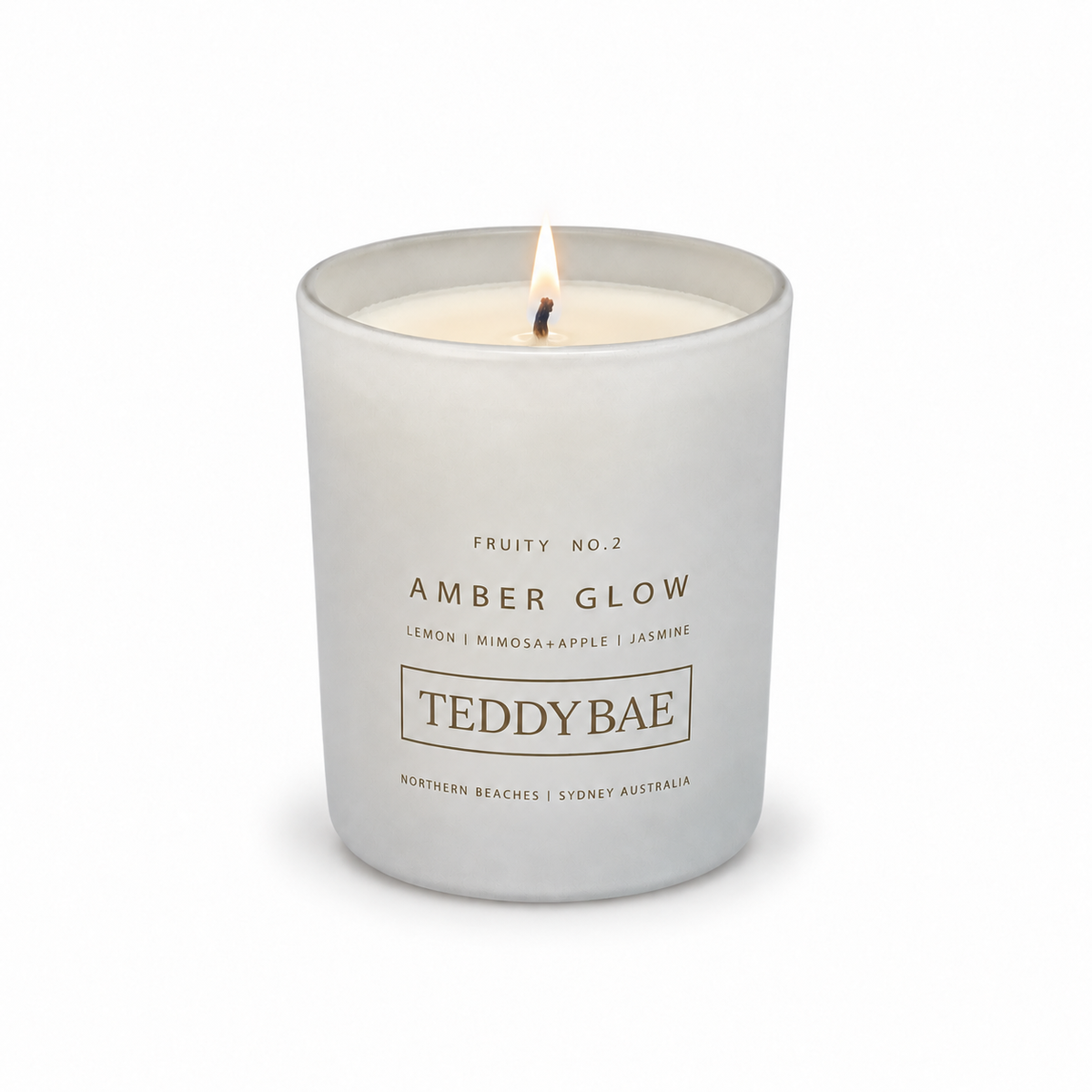 Amber Glow – 8oz Glass Jar